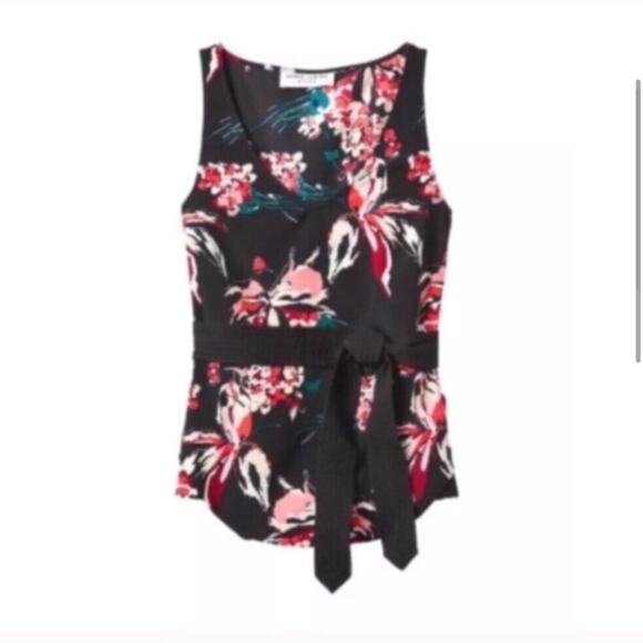 Derek Lam 10 C X Athleta Collaboration Lily Nikita Floral Top Size Medium - Picture 2 of 7